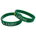 Gift Promotional Band de bracelet exquis Bracelets en silicone vert